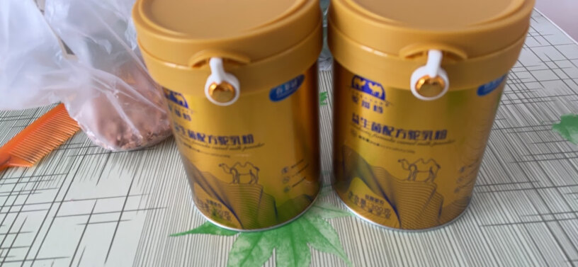 奶粉益生菌养多冠300驼农高钙双峰驼罐装喝了感觉像饮料，很甜呢？