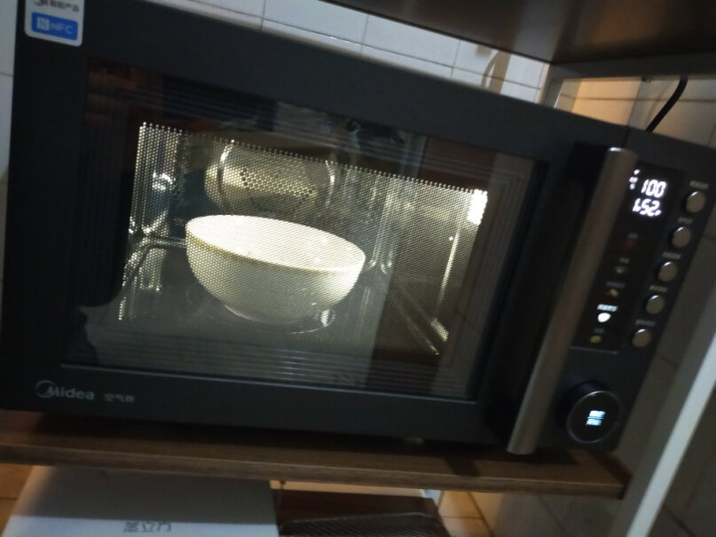 美的变频家用微波炉光波烧烤炉微波炉一体机热馒头要多少时间啊，能热热吗？