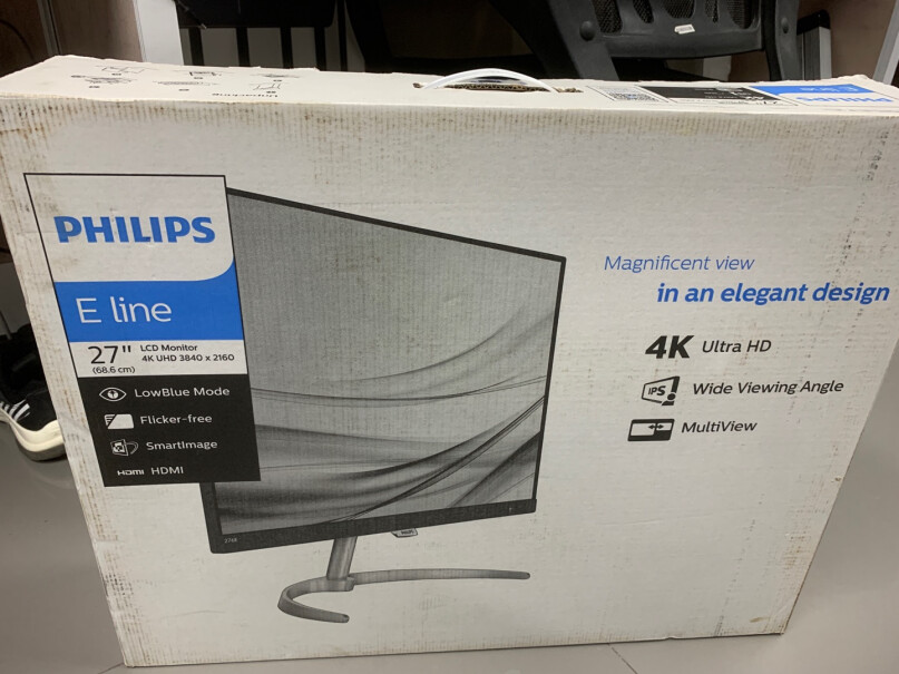 飞利浦34英寸Philips 276E8V 显示器如何设置4K分辨率？