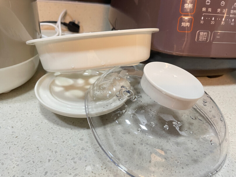 小熊电炖盅电炖锅盖子是塑料的还是玻璃的呢？