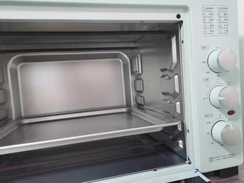 美的电烤箱上下控温三种加热模式40L升你们的烤箱温差有多大？有人用温度计测量过吗？