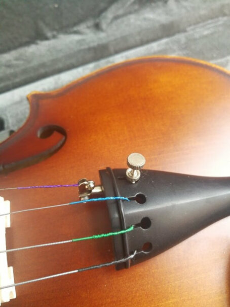 莫森MS-826M实木金典小提琴初学款自然风干西洋乐器这个小提琴每根弦怎么微调？