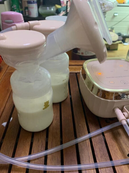 小白熊集奶器集乳器用9档也吸不出来奶啊，用集奶器都能集很多？