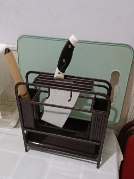 京东（JINGDONG）厨房置物架佳佰碳钢刀架使用两个月反馈！评测分析哪款更好？