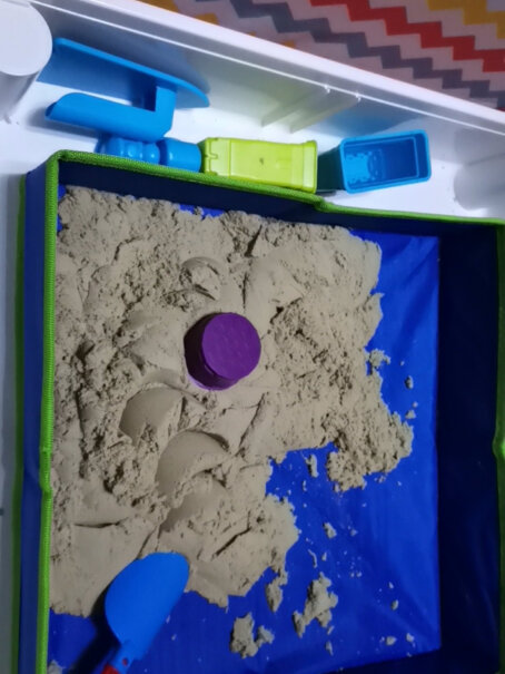 美乐童年玩具美乐伦堡套装魔力星空无毒沙子能玩得久吗？沙子会不会容易干掉？