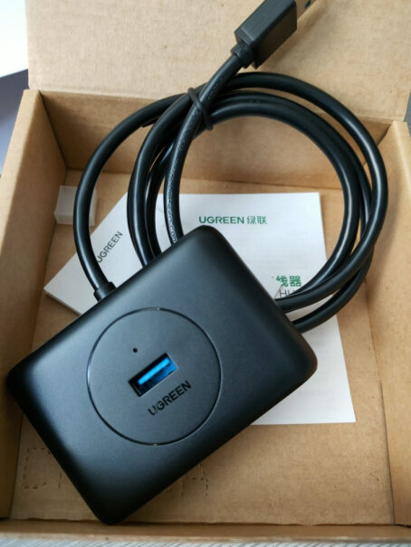 绿联USB3.0分线器4口HUB+2米线这个接键盘鼠标吗？