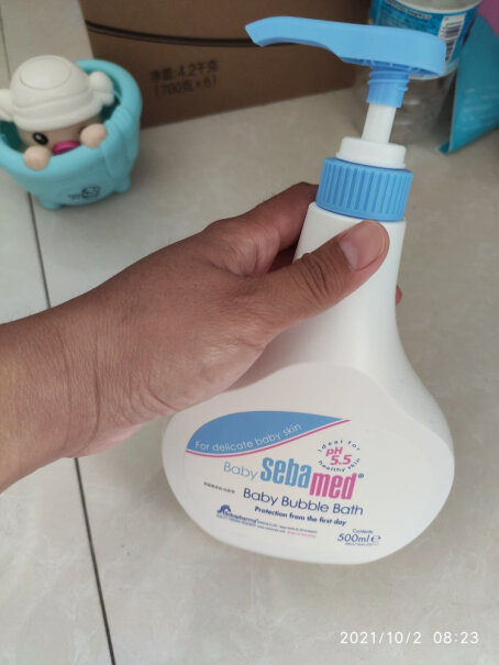 施巴Sebamed婴儿泡泡沐浴露200ml沐浴液这个可以当洗发水用吗？