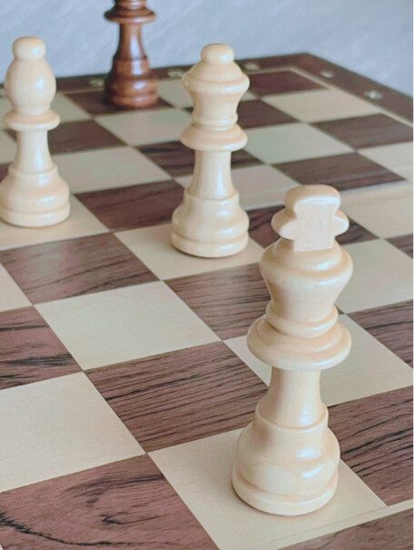 国际象棋奇享橙国际象棋木质可折叠原木买前必看,评测报告来了！