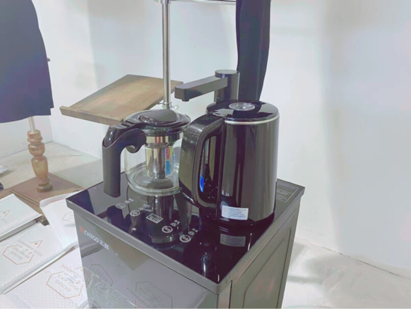 志高茶吧机家用多功能智能温热型立式饮水机可以改用净水器的水直接管道不，不用桶装水？