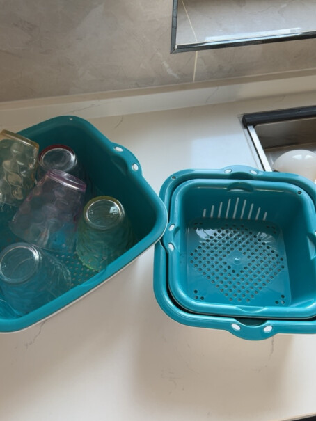 厨房储物器皿茶花洗菜篮子质量怎么样值不值得买,性价比高吗？