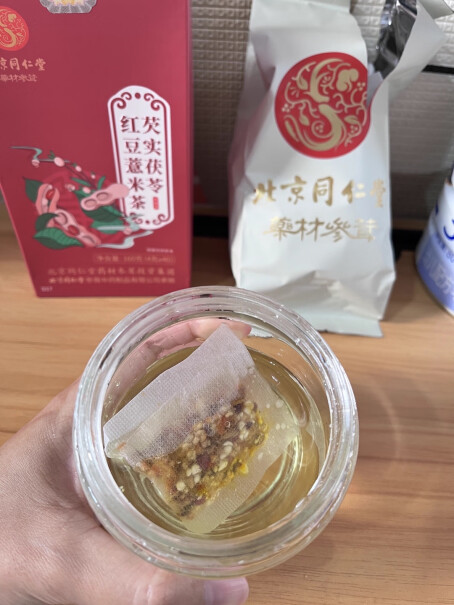 北京同仁堂其它养生茶饮同仁堂薏米红豆祛湿茶湖减肥茶京自东营品健调理对湿气有用吗？