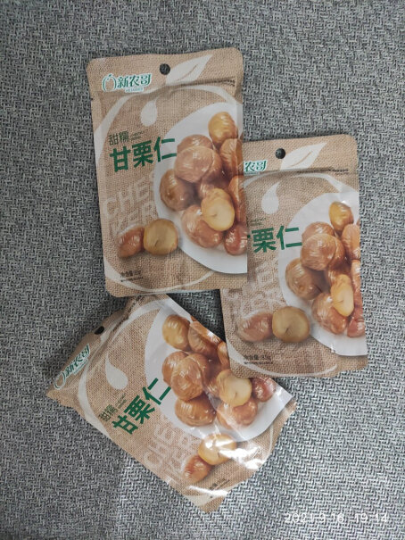 新农哥坚果零食板栗甘栗仁85g*3袋甜糯板栗仁真实测评质量优劣！来看下质量评测怎么样吧！