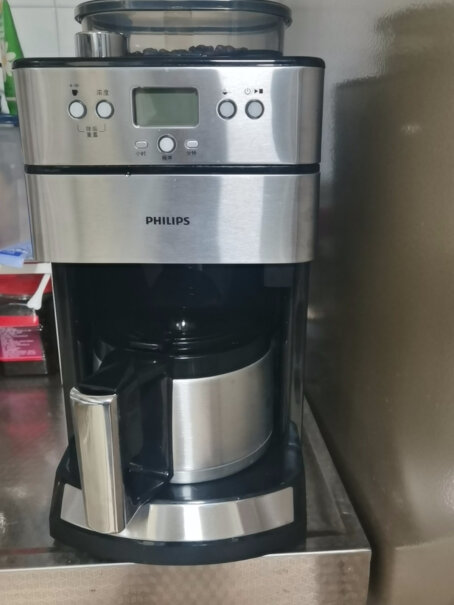 飞利浦美式咖啡机家用全自动滴滤式带磨豆保温预约功能可以直接煮咖啡豆吗？