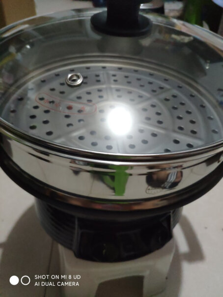 美的多用途锅电蒸锅第二三层蒸锅有多少厘米高？