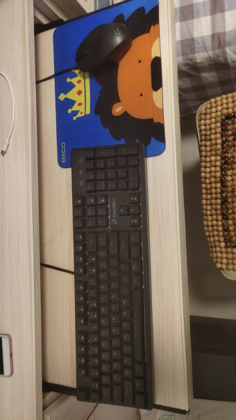 宜适酷EXCO努力呀细面动漫可爱鼠标垫小号桌面电脑游戏笔记本子键盘大号卡通办公女生软便携可水洗面料9软的还是硬的？