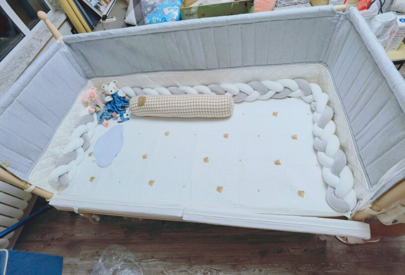 婴儿床巴布豆婴儿床实木儿童床宝宝床拼接床应该怎么样选择,评测怎么样！