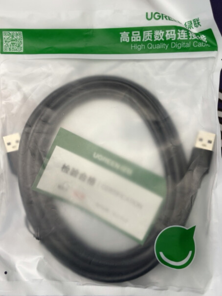 绿联（UGREEN）USB2.0数据线 0.25米电脑连电视可以吗？