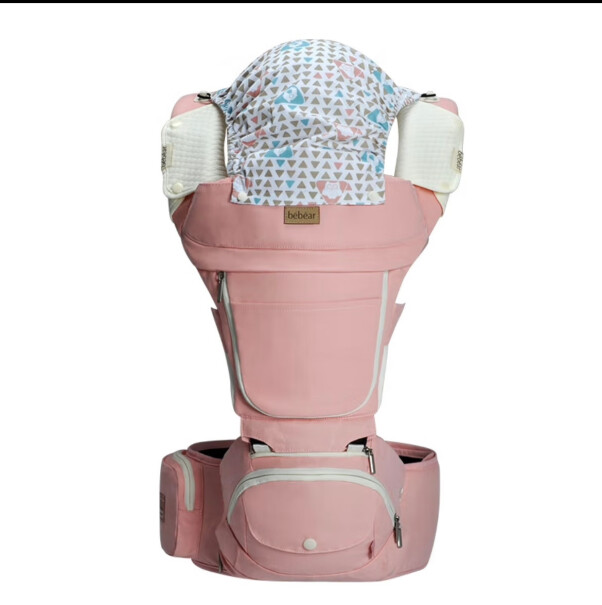 抱抱熊出行用品宝宝背带腰椅选购攻略-AX23蔷薇粉色新手评测？