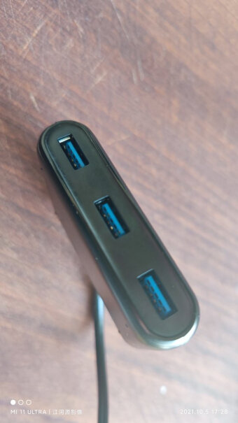 绿联USB3.0分线器4口HUB+2米线可以插电视吗？