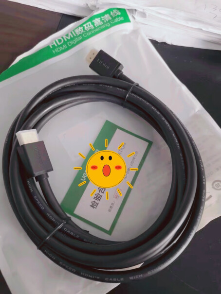 绿联HDMI线2.0版4K高清线1米请问一下已买的亲们，用这种线比用av线清晰多少，有没有清晰一倍以上&hellip;我家用的是高清电视，谢了？