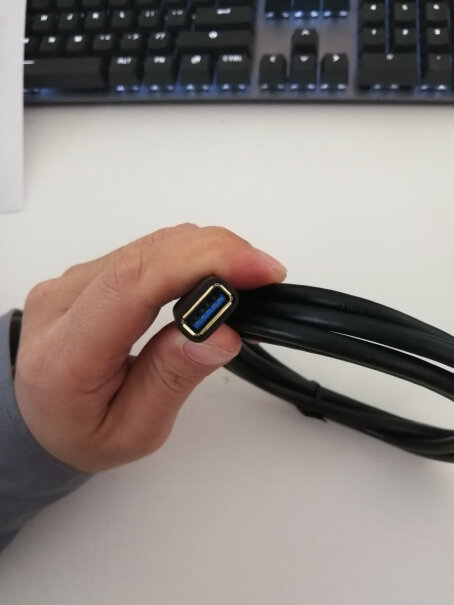 绿联（UGREEN）USB延长线1米我想买来替换肩包里面那根充电宝线，用这个可以吗？
