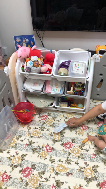 月亮故事（LUNASTORY）游戏围栏韩国LunaStory宝宝玩具收纳架mini款PLUS款书架幼儿园置物柜整理架组合PLUS使用感受大揭秘！怎么样？