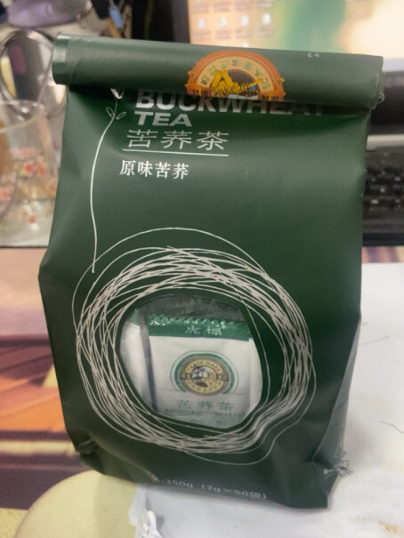 虎标养生茶苦荞茶350g/独立小袋装炒过的吗？