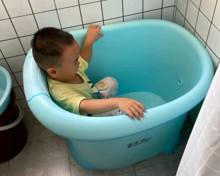 日康（rikang浴桶2个月爸爸可以放进去游泳吗？
