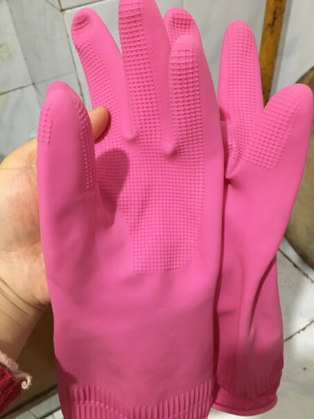 手套-鞋套-围裙克林莱越南进口清洁手套橡胶手套使用情况,评价质量实话实说？