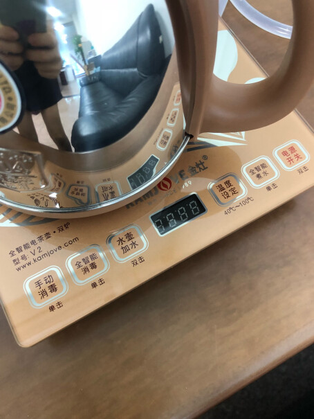 金灶全自动上水电热水壶保温烧水壶茶具一体泡茶专用电茶炉这个尺寸就是37*20的尺寸的？
