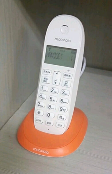 摩托罗拉Motorola数字无绳电话机无线座机这个是不是可以直接连接电话线就可以了，感需不需要主机？
