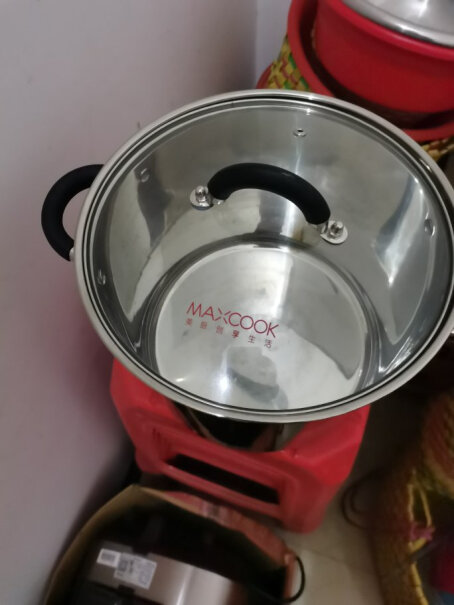 美厨汤锅304不锈钢复底高汤锅24cm是否是真实的加厚的304不锈钢材质？