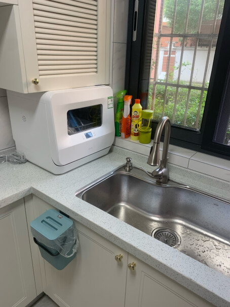 科勒台式洗碗机家用小型台上全自动洗碗机三口之家用会不会小？