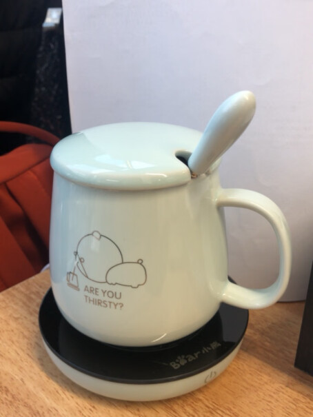 小熊陶瓷杯保温杯垫电热杯垫水杯恒温加热器柴沙茶壶可以吗？