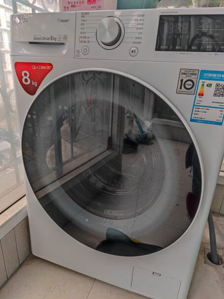 LG8公斤滚筒洗衣机全自动请问这款洗衣机预留多少厚度才行？厨房位置实在太小？