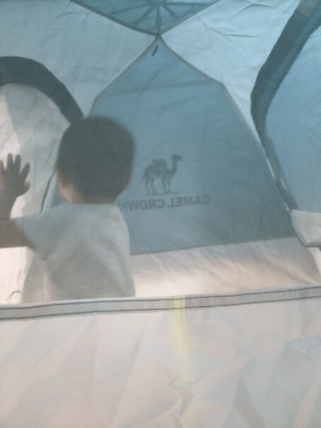 骆驼帐篷户外3-4人全自动帐篷速开防雨野营露营帐篷帐篷重不重？