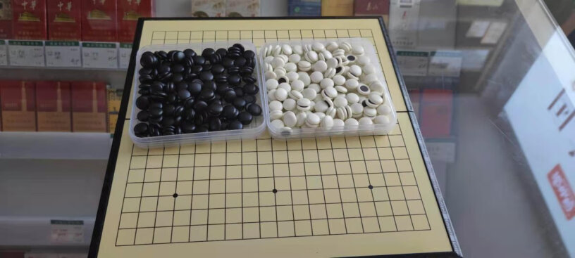 围棋统步磁石围棋五子棋套装折叠便携15路棋盘使用两个月反馈！怎么样？