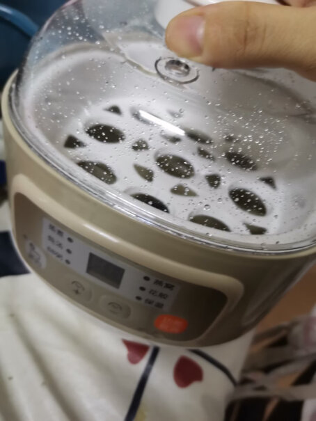 小熊电炖盅电炖锅煮白米粥，1.5小时，但是还没等时间到，水就没了，我正好加到水位线啊？