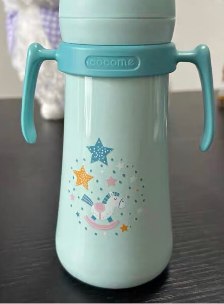 可可萌保温吸管奶瓶陶瓷内胆不锈钢婴幼儿吸管杯三岁多可以用吗？