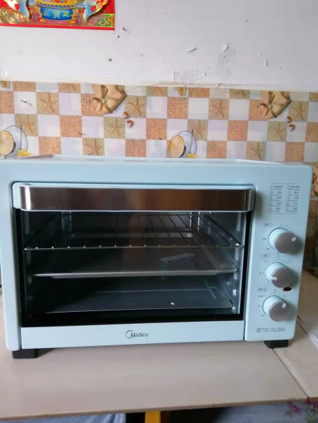 美的电烤箱上下控温三种加热模式40L升效果怎么样？易清洗吗？