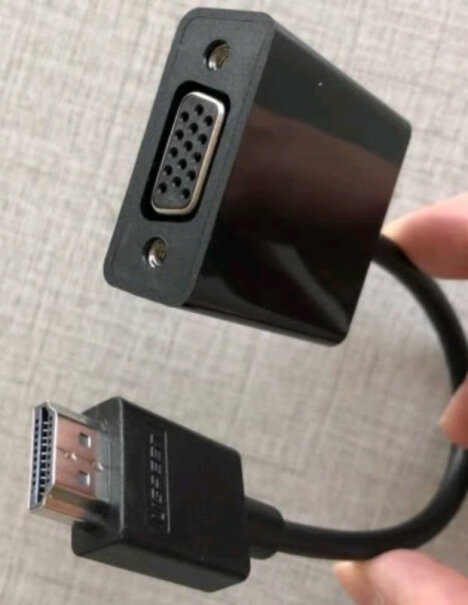 绿联HDMI转VGA适配器黑色HDMI接口显卡接上这个可以连接VGA接口的显示器吗awa