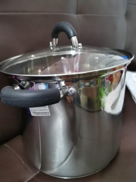 美厨汤锅304不锈钢复底高汤锅24cm能装多少斤米？