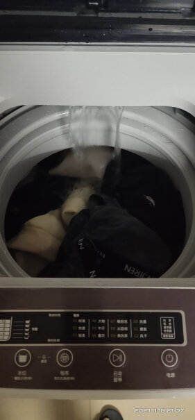 康佳洗衣机全自动8公斤波轮甩干脱水按健是促摸的吗？
