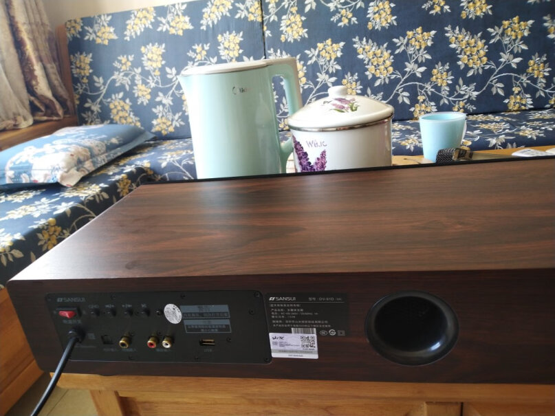 山水91D主要是唱歌，我家电视机自带哈曼卡顿音响设备的？