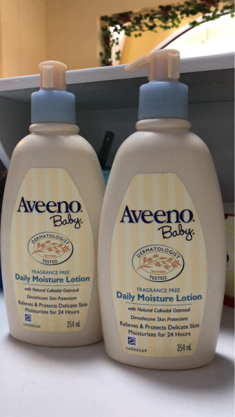 润肤乳润肤露艾惟诺Aveeno婴儿油倍护227g面霜四十多天的宝宝可以用吗？