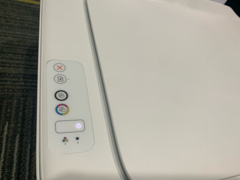 惠普DJ 2720打印机上没有无线标识，怎么连的无线网？