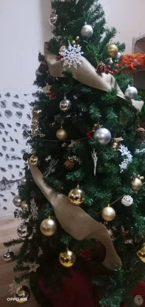 节庆饰品垂绣圣诞树加密圣诞树套餐1.5评测好不好用,多少钱？