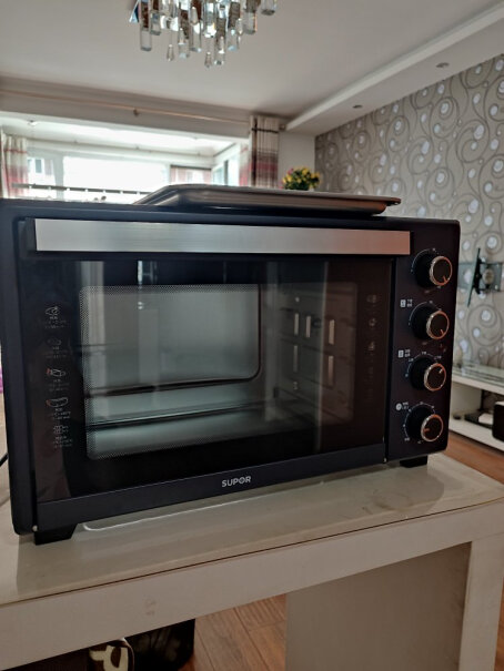 苏泊尔家用多功能电烤箱35升大容量新的烤箱空烧的时候吓人吗？