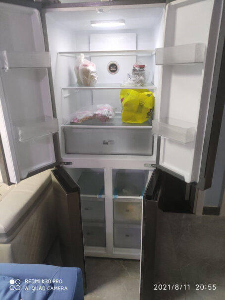 TCL515升双变频风冷无霜对开门双开门电冰箱为什么比较吵？
