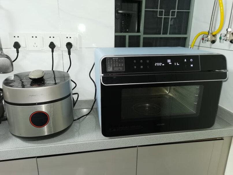 大厨蒸烤箱一体机家用台式烤箱蒸箱蒸烤一体机炸锅DB600这款水箱在哪里！